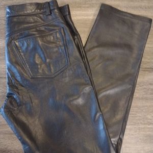 DKNY Ultra Soft 100% Leather Pants